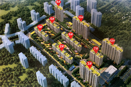 零首付买科信学校小套三，金栗园96m2精装修45.8万急售